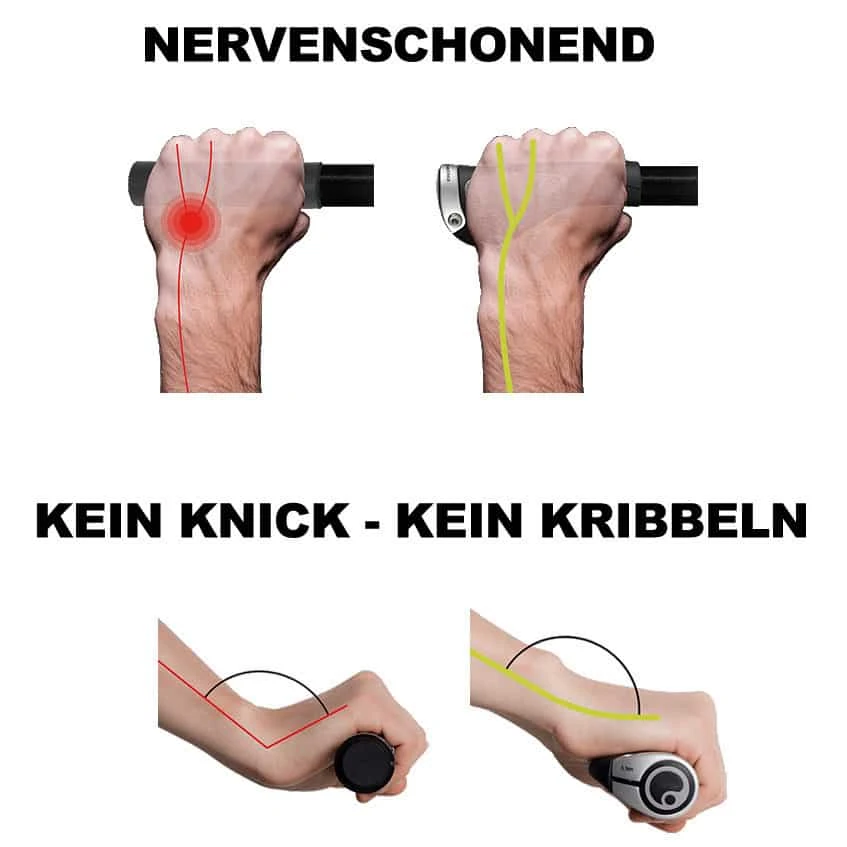 Ergon GP1 Biokork Ergomonische Fahrradgriffe 6 Ergon GP1 Biokork Ergomonische Fahrradgriffe – Bild 6